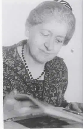 Schwarzweißfoto von Amalie Mathilde Reif - Opfer des NS-Regimes.