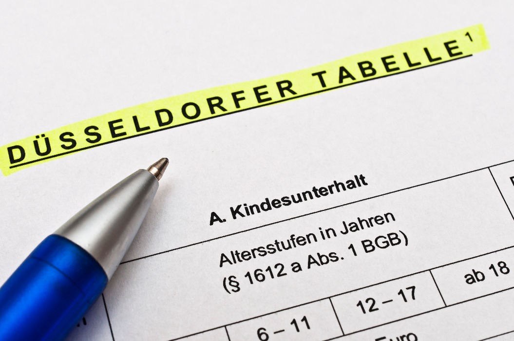 Düsseldorfer Tabelle zum Kindesunterhalt