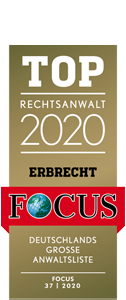 Siegel FOCUS Top Rechtsanwalt 2019