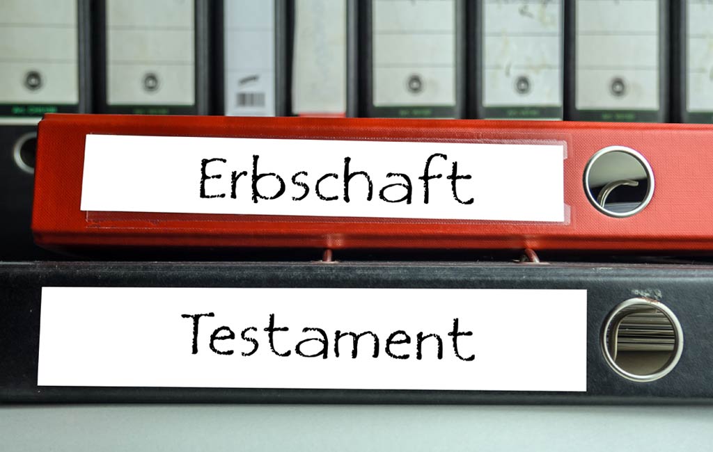 Erbschaft/Testament Aktenordner