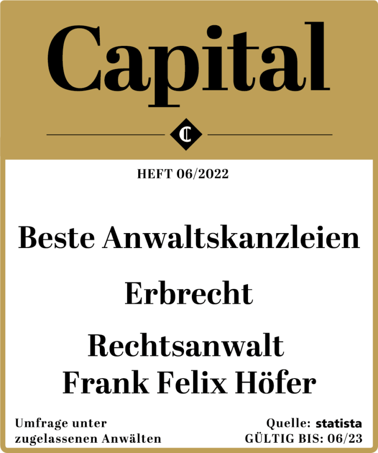 Capital beste Anwaltskanzleien 2022